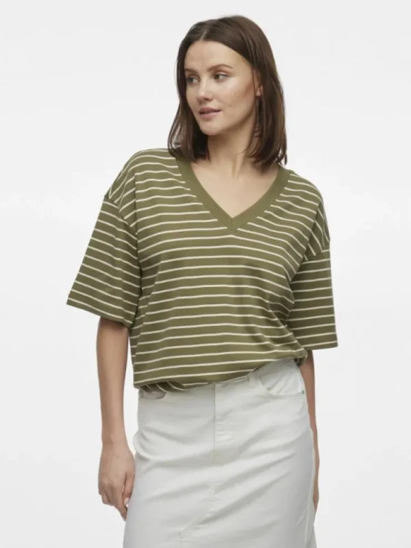 VILA Tops & T-shirts^V-NECK SHORT SLEEVED TOP