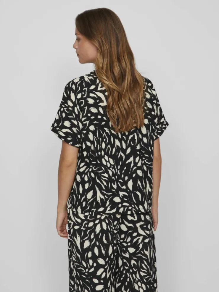 VILA Tops & T-shirts^V-NECK SHORT SLEEVED TOP