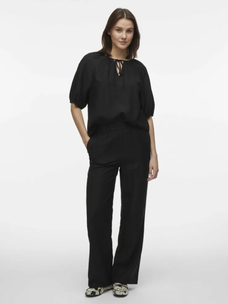 VILA Tops & T-shirts^V-NECK SHORT SLEEVED TOP