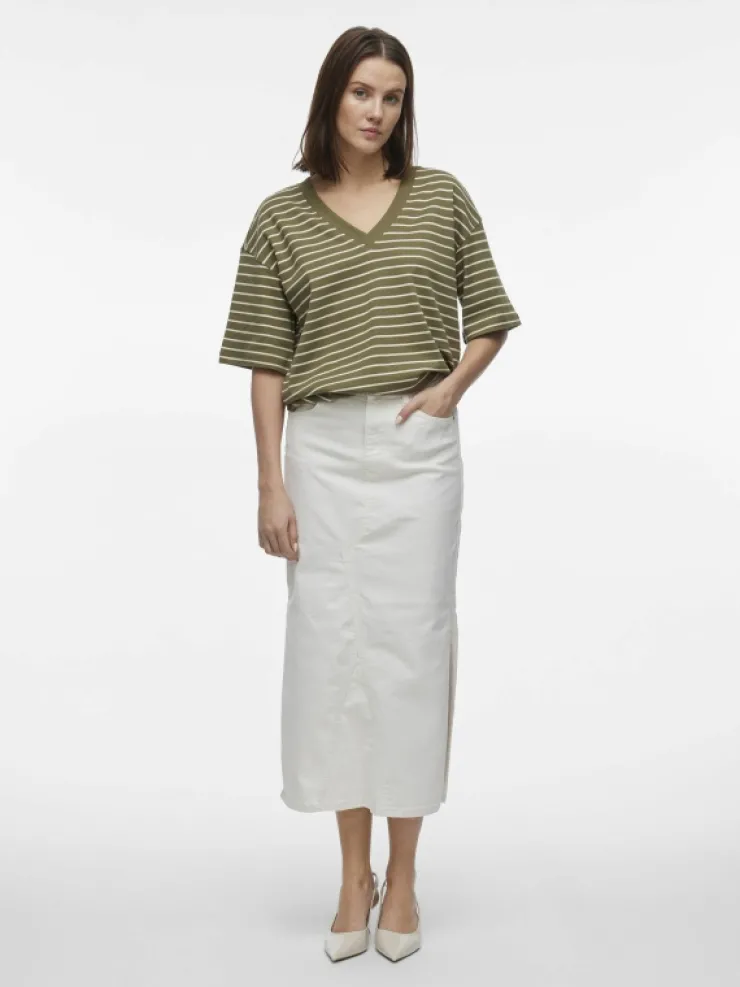 VILA Tops & T-shirts^V-NECK SHORT SLEEVED TOP