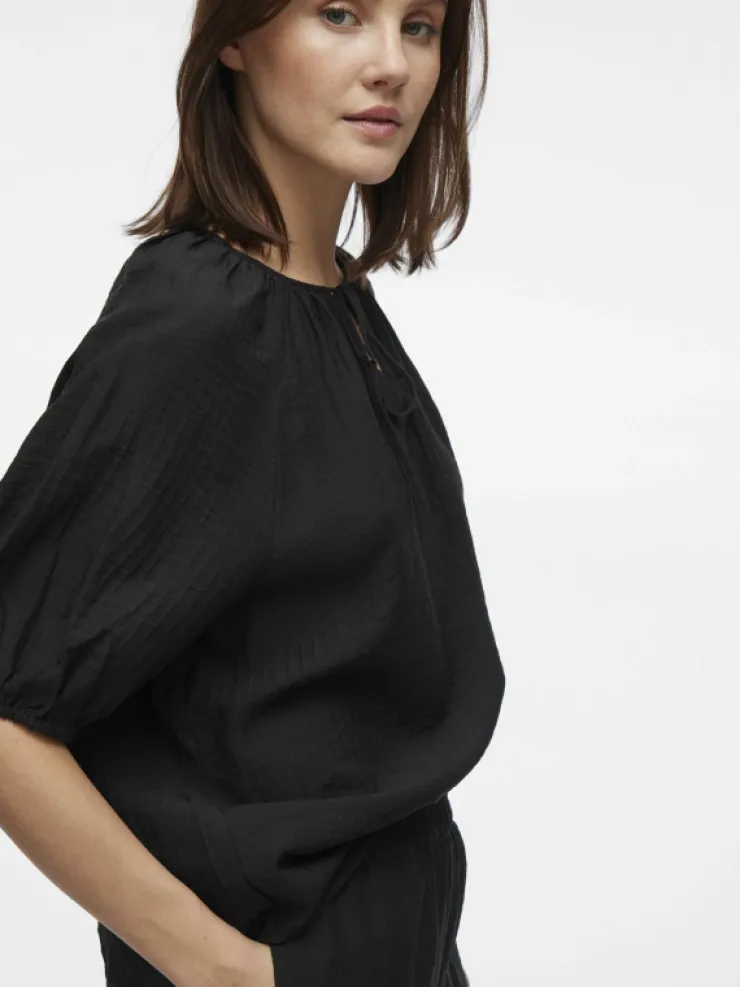 VILA Tops & T-shirts^V-NECK SHORT SLEEVED TOP