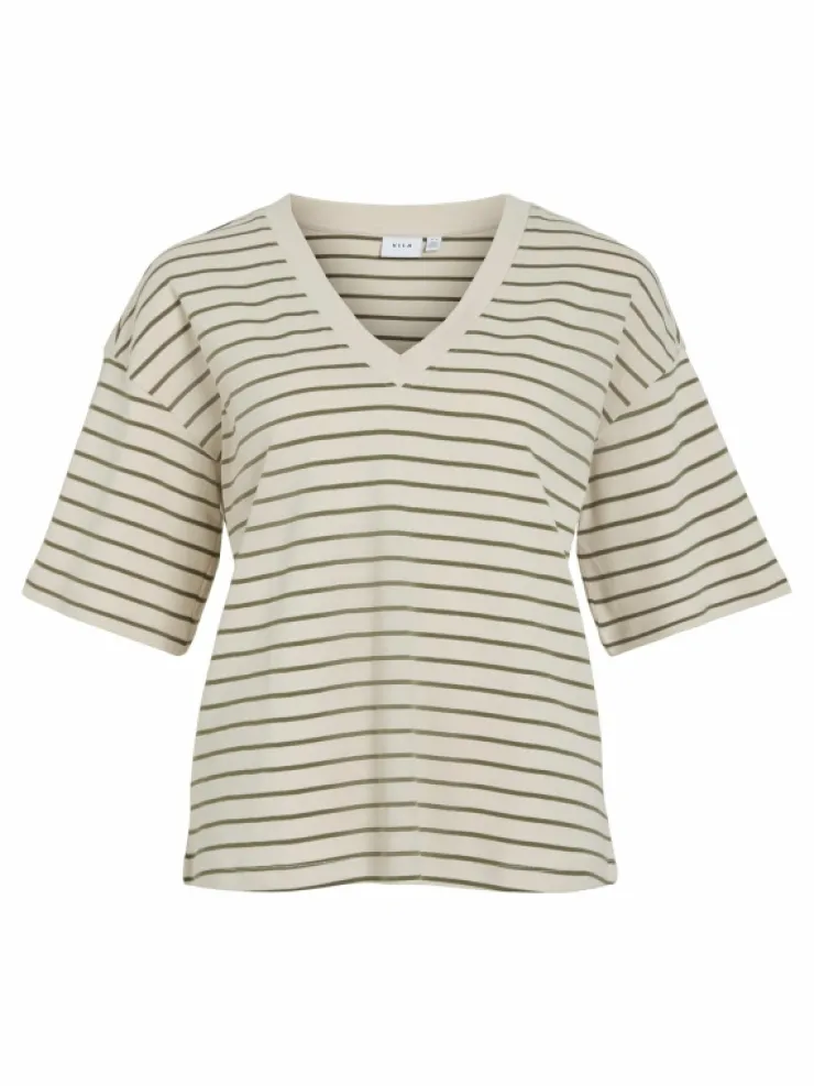 VILA Tops & T-shirts^V-NECK SHORT SLEEVED TOP