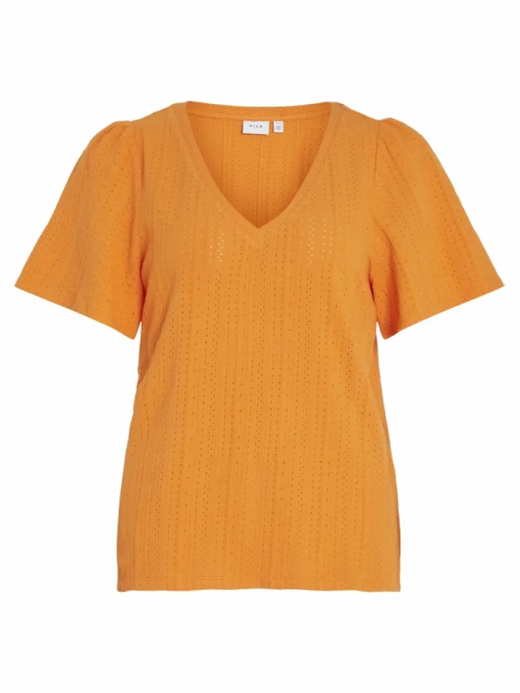 VILA Tops & T-shirts^V-NECK SHORT SLEEVED TOP