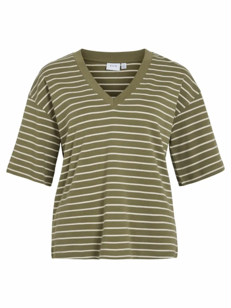 VILA Tops & T-shirts^V-NECK SHORT SLEEVED TOP