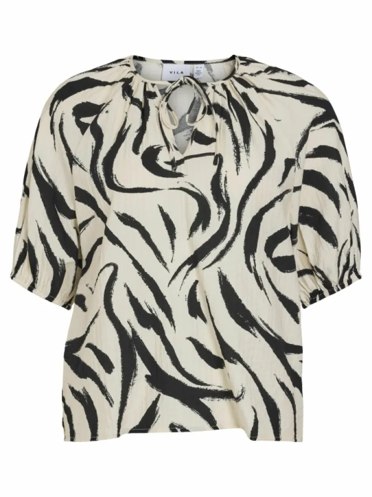 VILA Tops & T-shirts^V-NECK SHORT SLEEVED TOP