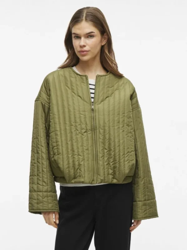 VILA Jackets & Coats^ZIPPER BOMBER JACKET