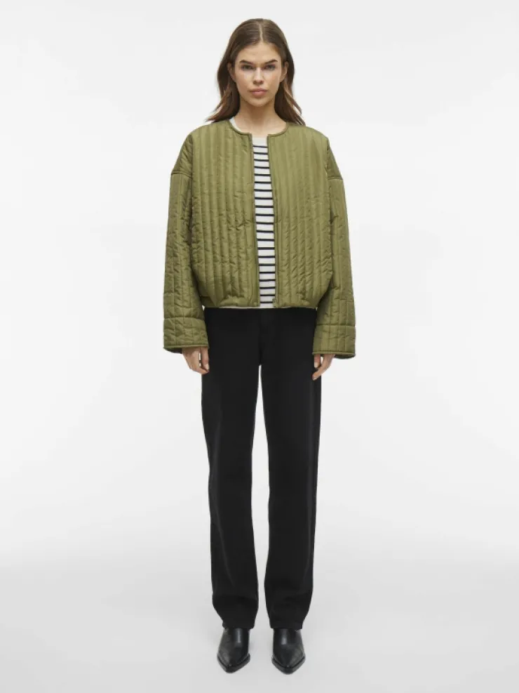 VILA Jackets & Coats^ZIPPER BOMBER JACKET