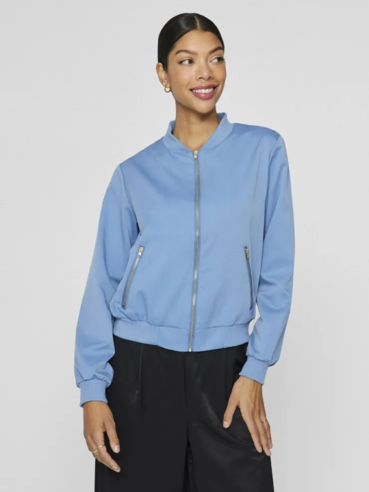 VILA Jackets & Coats^ZIPPER BOMBER JACKET