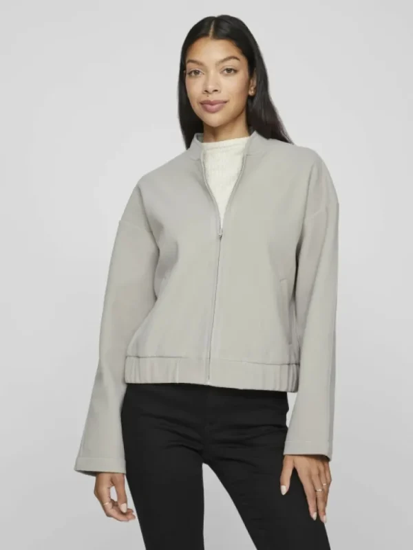 VILA Jackets & Coats^ZIPPER BOMBER JACKET