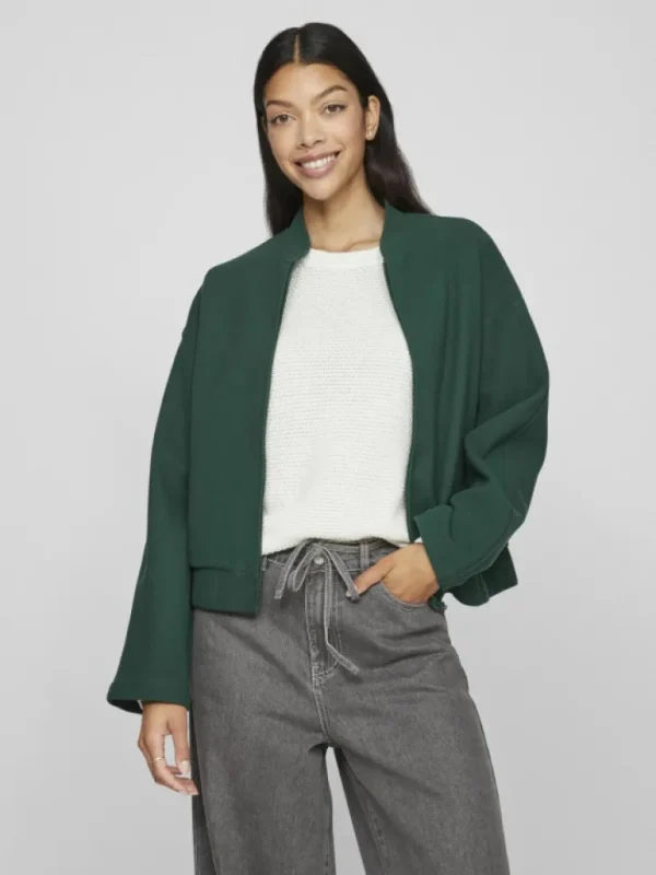 VILA Jackets & Coats^ZIPPER BOMBER JACKET