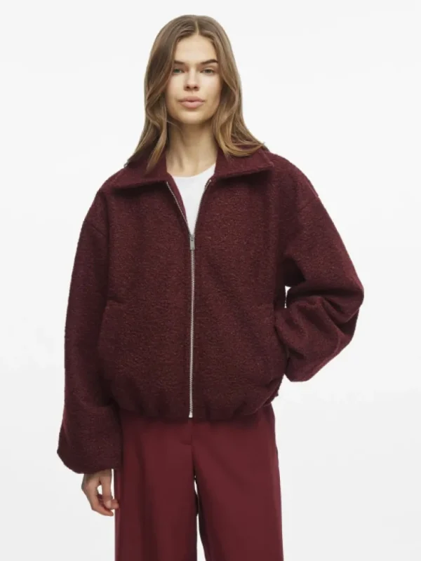 VILA Jackets & Coats^ZIPPER BOMBER JACKET