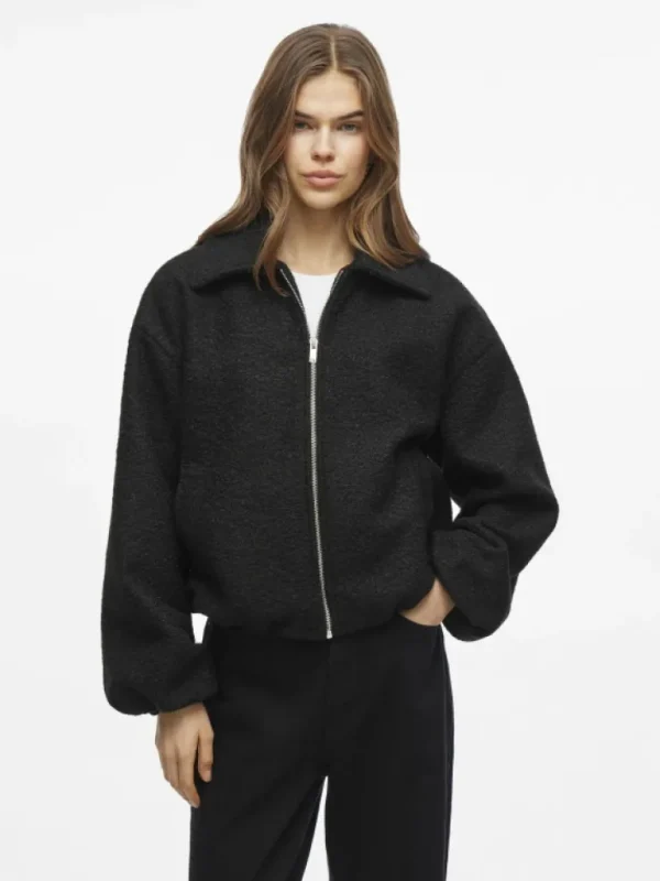 VILA Jackets & Coats^ZIPPER BOMBER JACKET