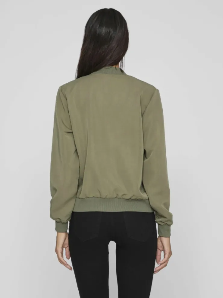 VILA Jackets & Coats^ZIPPER BOMBER JACKET