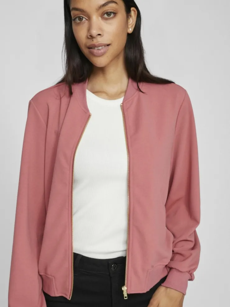 VILA Jackets & Coats^ZIPPER BOMBER JACKET