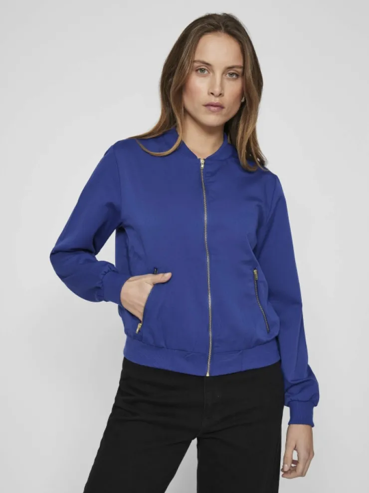 VILA Jackets & Coats^ZIPPER BOMBER JACKET