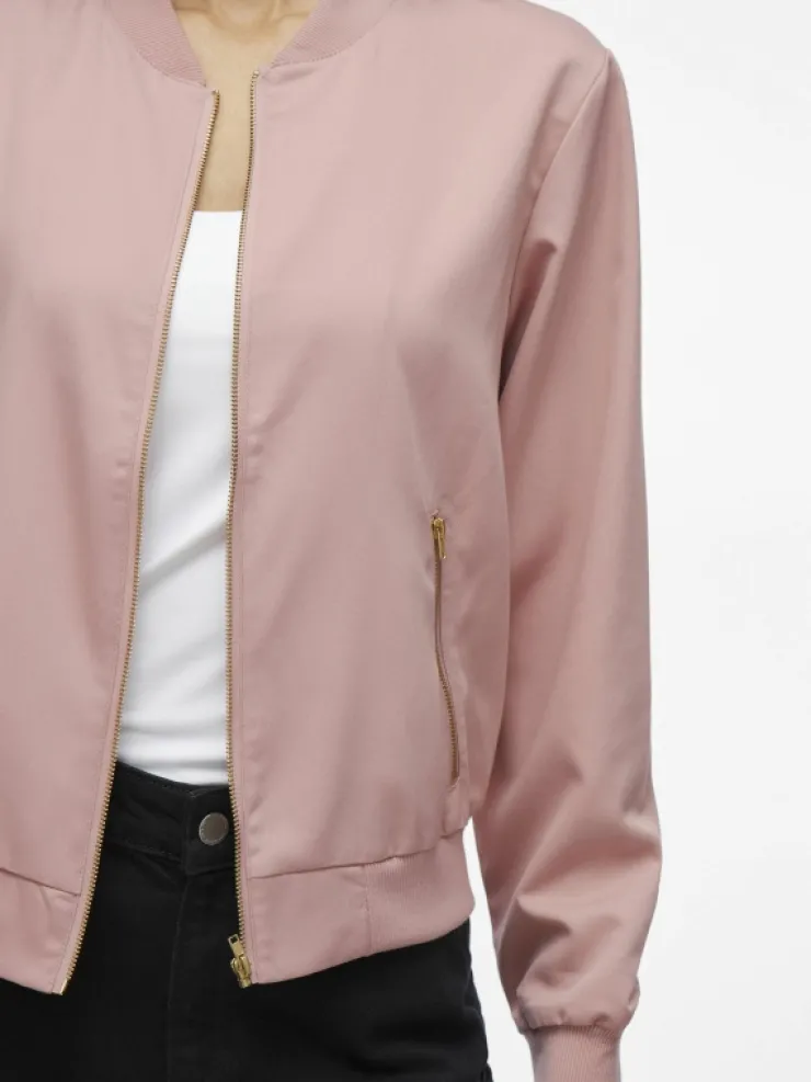 VILA Jackets & Coats^ZIPPER BOMBER JACKET