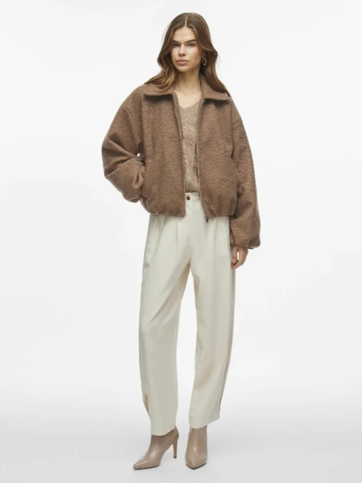 VILA Jackets & Coats^ZIPPER BOMBER JACKET