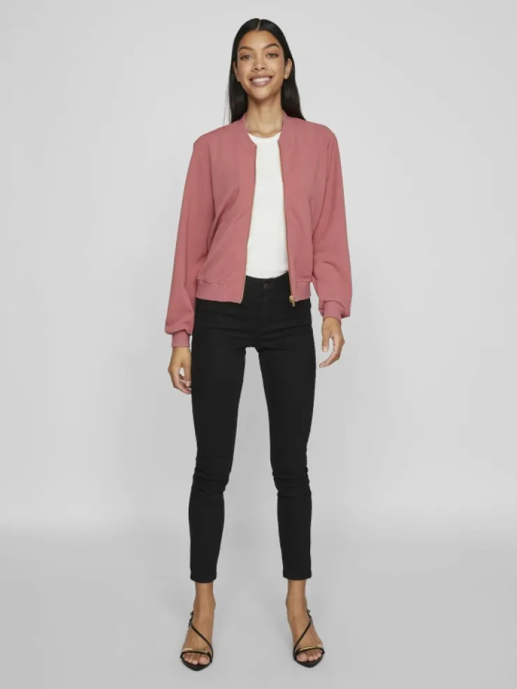 VILA Jackets & Coats^ZIPPER BOMBER JACKET