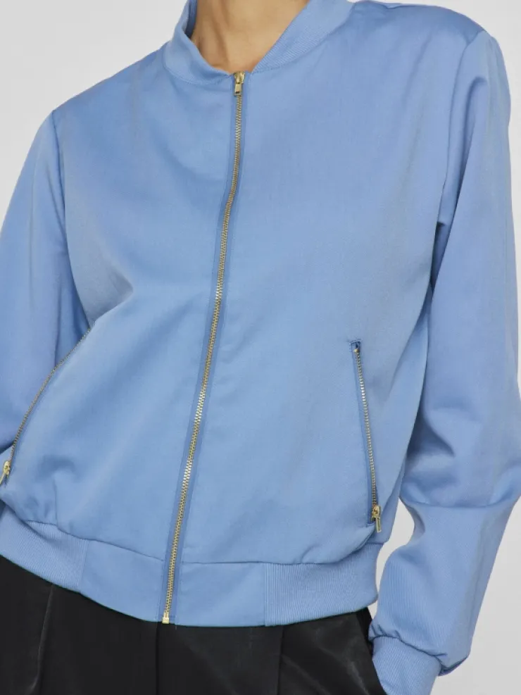 VILA Jackets & Coats^ZIPPER BOMBER JACKET