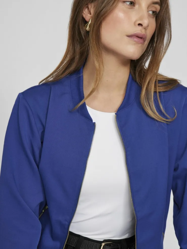 VILA Jackets & Coats^ZIPPER BOMBER JACKET