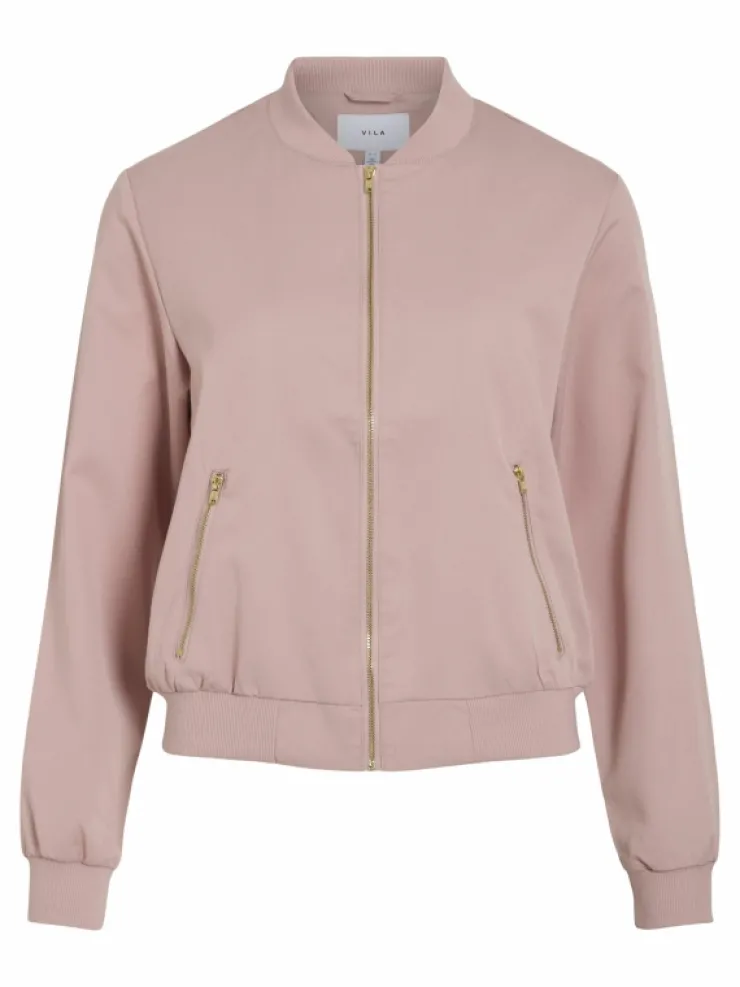 VILA Jackets & Coats^ZIPPER BOMBER JACKET