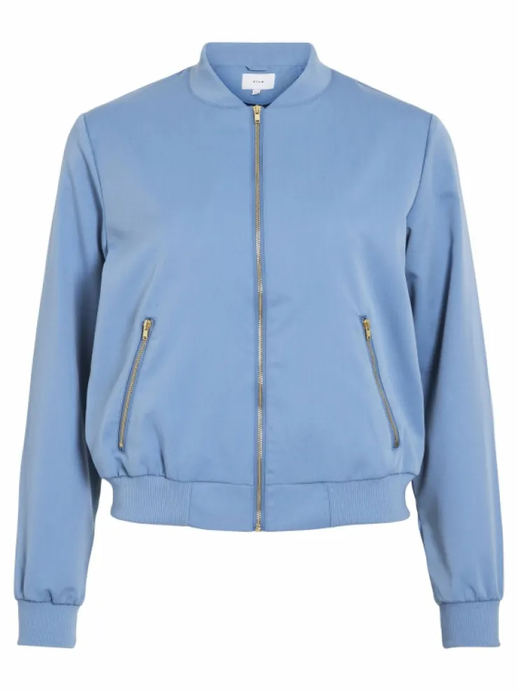VILA Jackets & Coats^ZIPPER BOMBER JACKET