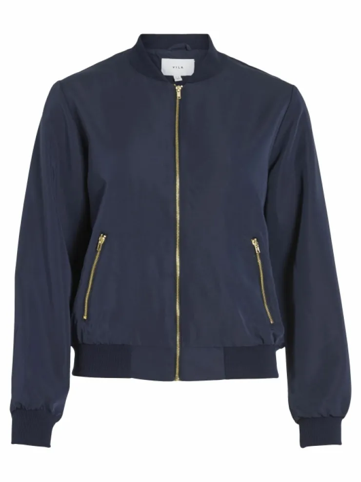 VILA Jackets & Coats^ZIPPER BOMBER JACKET