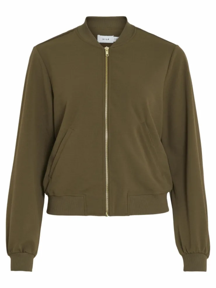 VILA Jackets & Coats^ZIPPER BOMBER JACKET