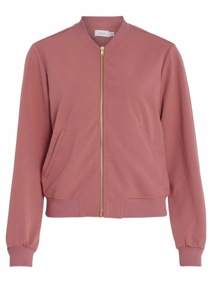 VILA Jackets & Coats^ZIPPER BOMBER JACKET