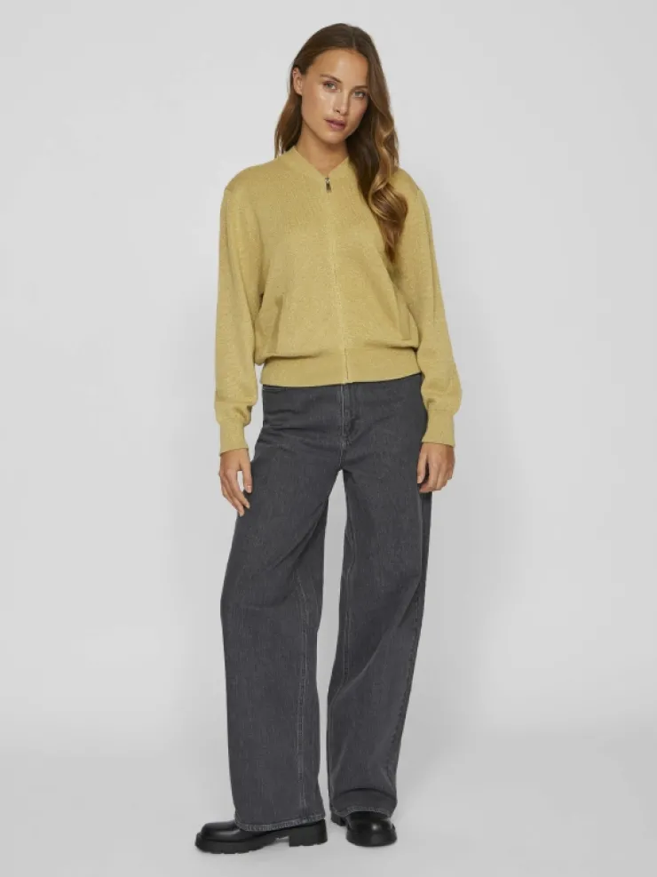 VILA Knitwear^ZIPPER KNITTED CARDIGAN