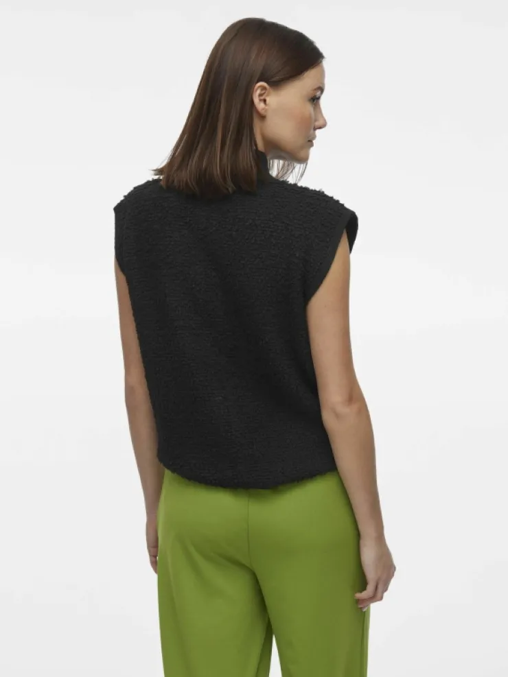 VILA Knitwear^ZIPPER WAISTCOAT