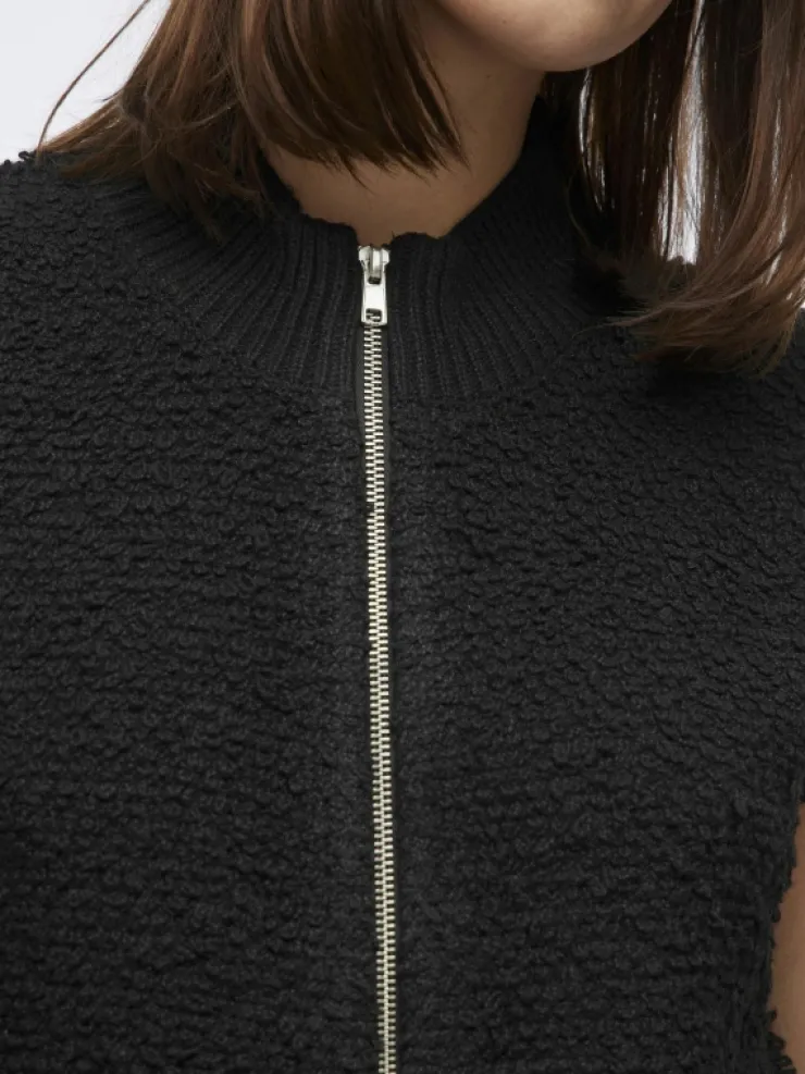 VILA Knitwear^ZIPPER WAISTCOAT