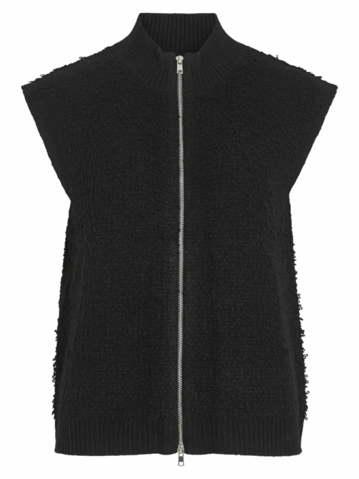 VILA Knitwear^ZIPPER WAISTCOAT